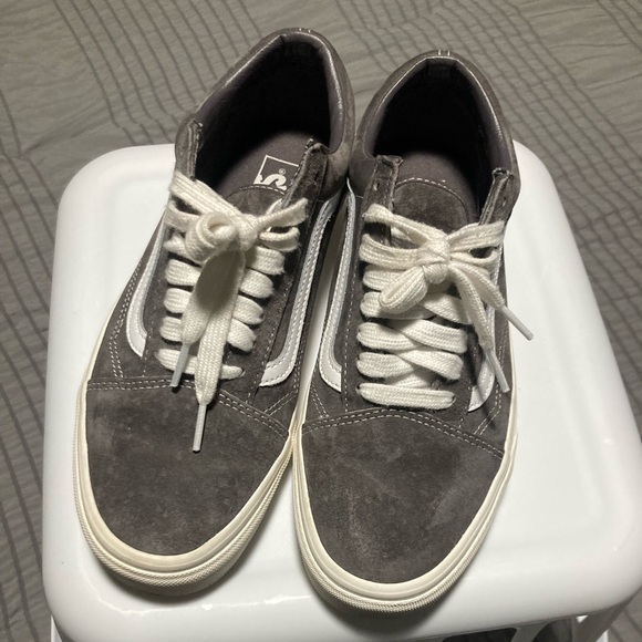 vans old skool pig suede rabbit grey - Picture 1 of 4